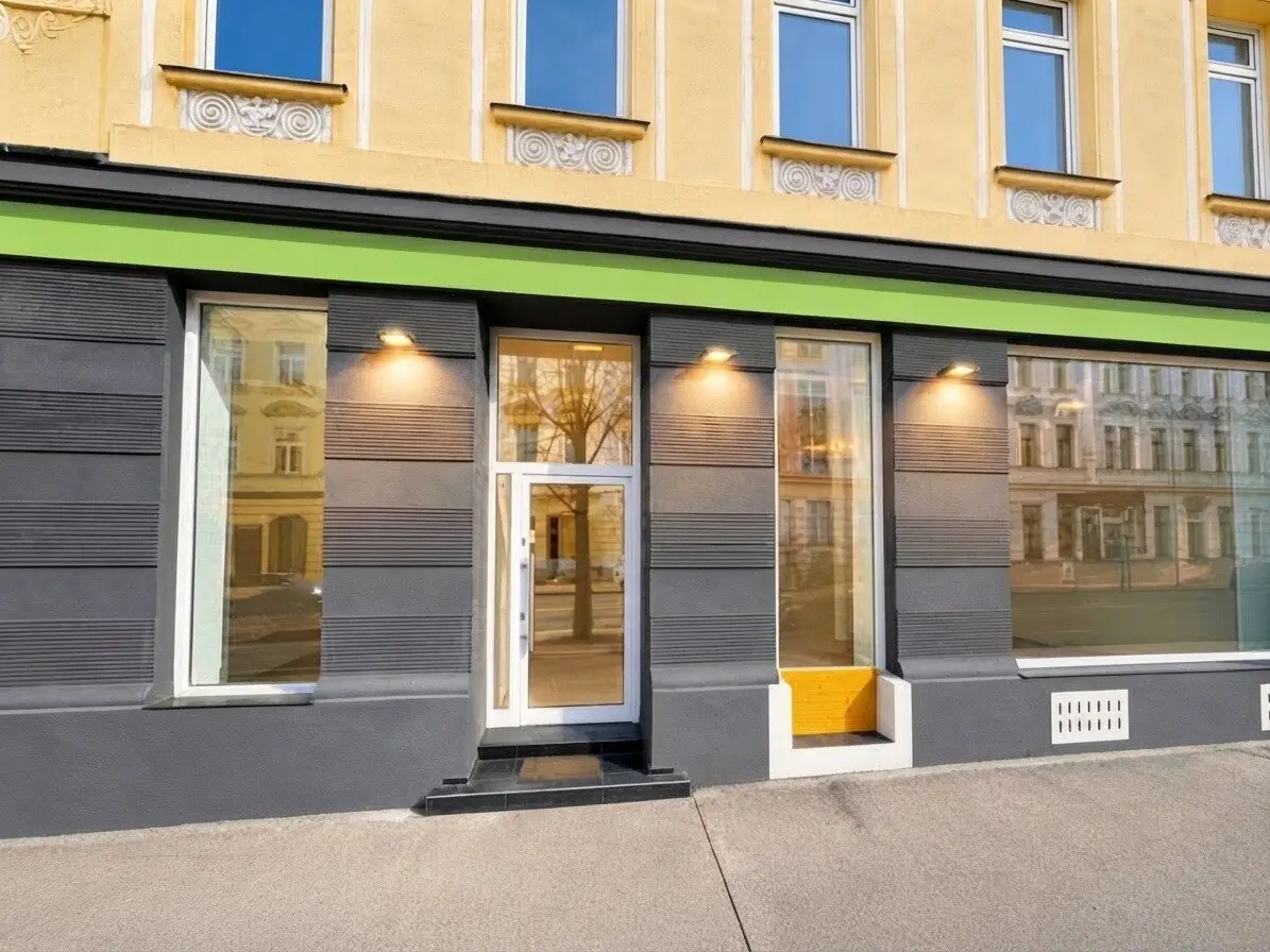 SUCCESS has an address | €1,200.00 rent including operating costs | Renovated commercial premises | approx. 130 m² usable area | Directly on Wattgasse | Large window front