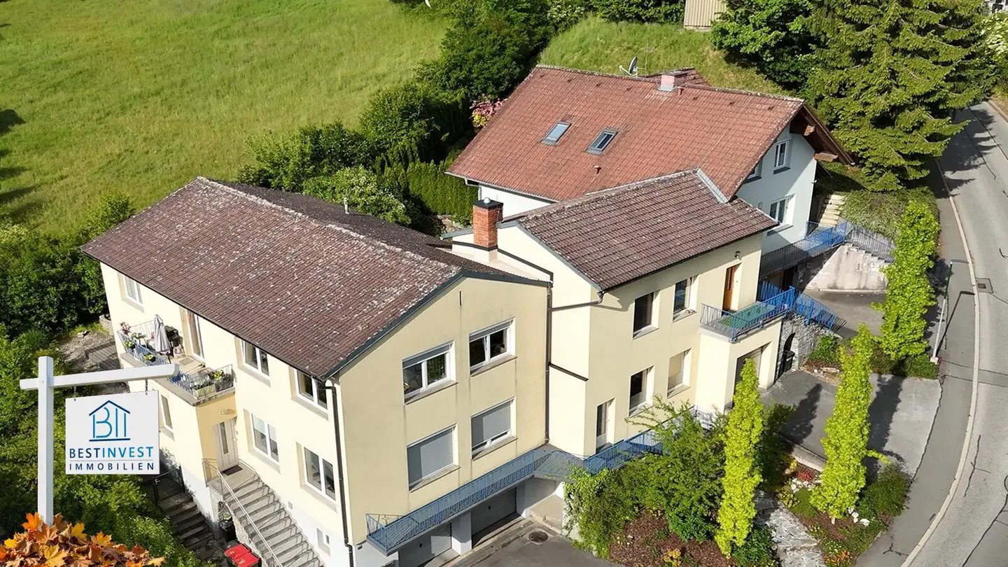 Vermietetes Zinshaus mit zusätzliches Bauland