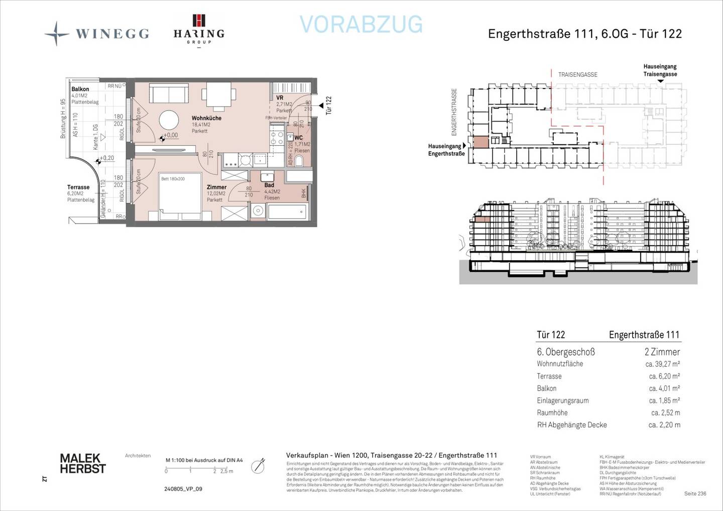 Wohnung newly built by Danube with Danube view