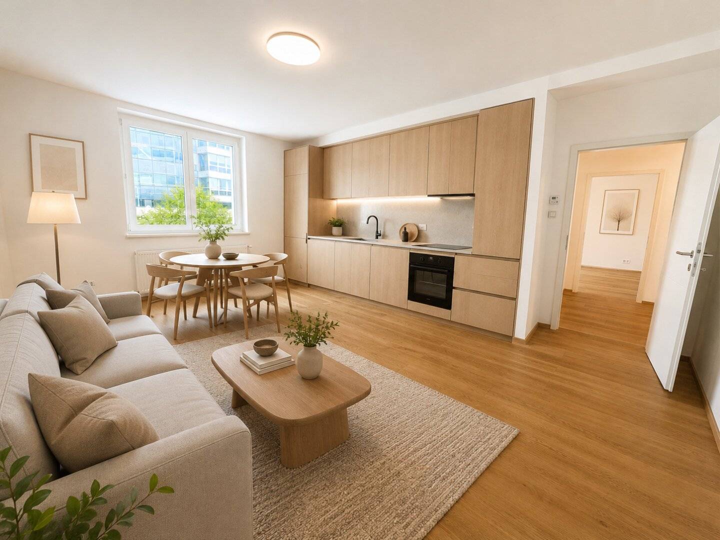 Renovated 3-room apartment in the 3rd district – parquet flooring | top location | available immediately