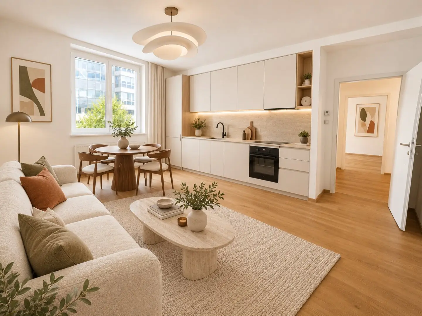 Renovated 3-room apartment in the 3rd district – parquet flooring | top location | available immediately