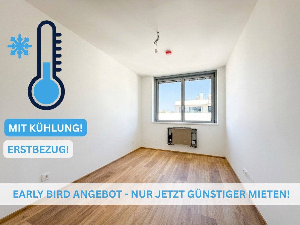 3-room first occupancy with cooling and excellent transport connections