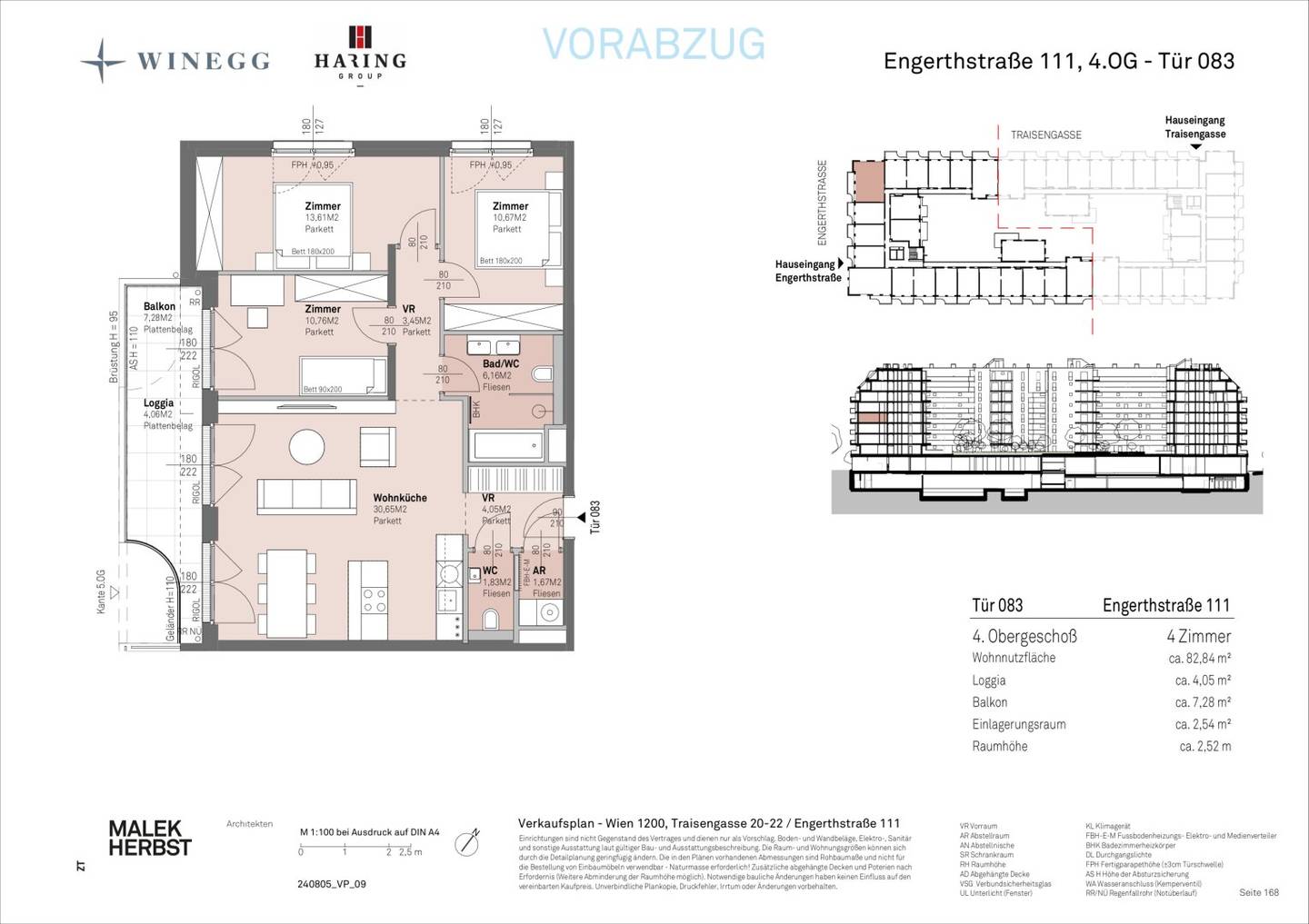 Traisengasse 20 22 Modern living space with Danube view