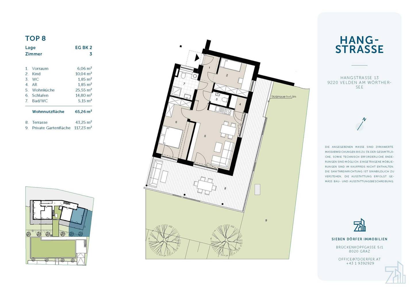 Erdgeschosswohnung Neubau Erstbezug Privatgarten