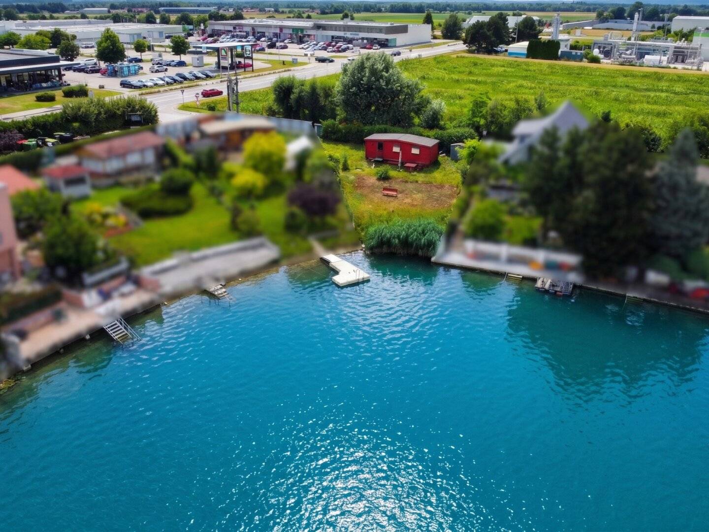 Olé, Olé wir bauen am See! Baugrundstück mit eigenem und direktem Seezugang nur 10 Minuten von Wiengrenze entfernt
