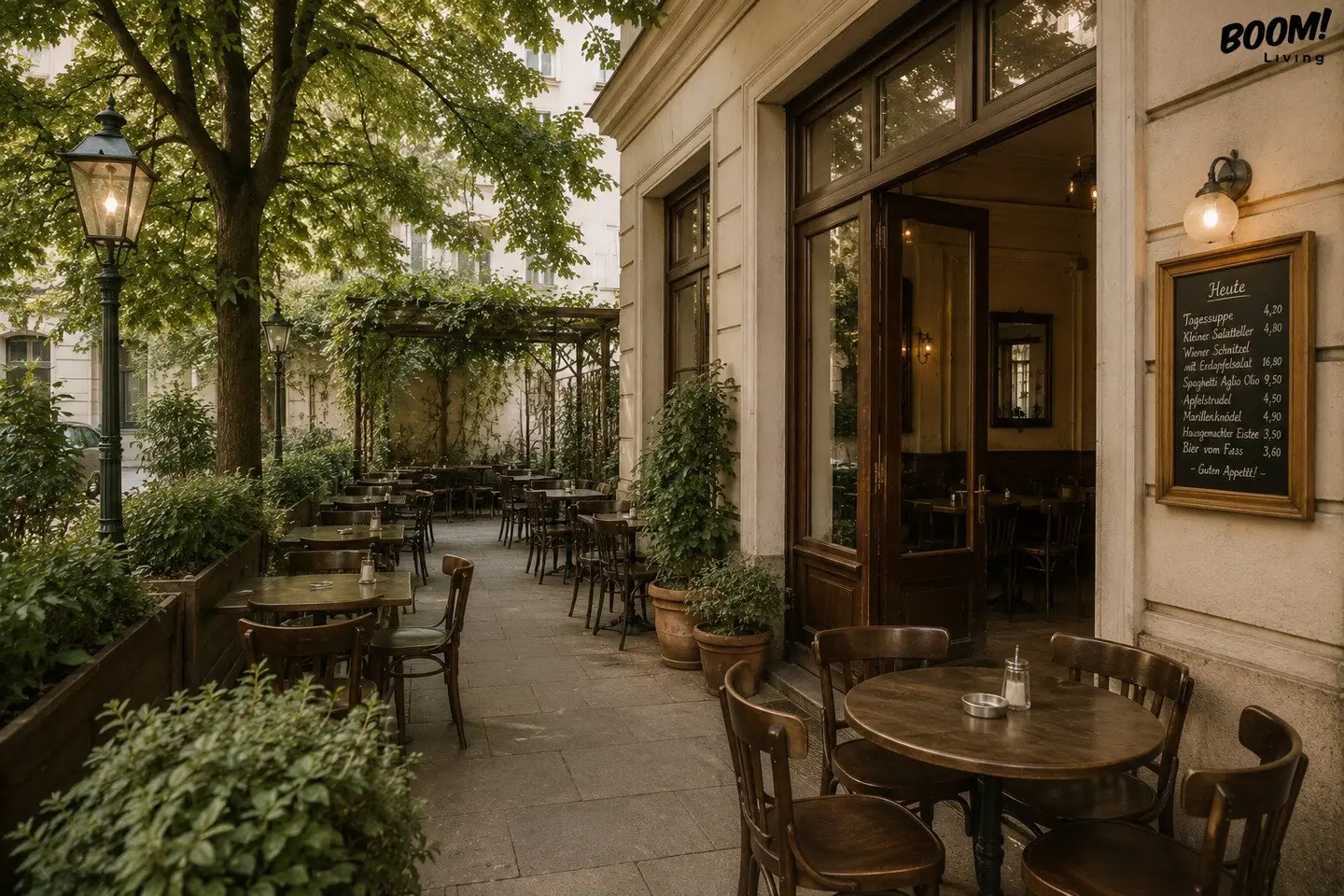 Lokal mit einem riesigen Gastgarten im 21. Bezirk Wiens
