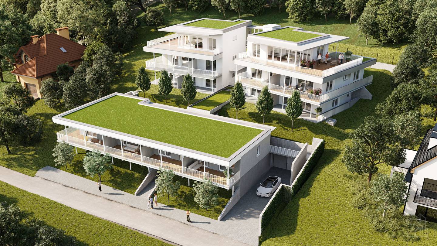 Neubau Wohnung Privatgarten Seeblick Wörthersee