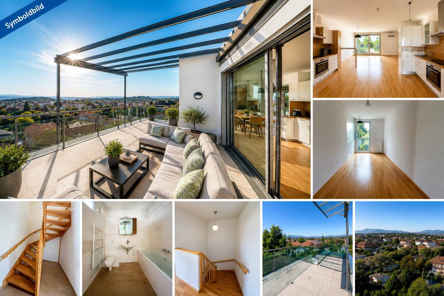Exklusives Penthouse  | 2 Terrassen | Panorama über Graz