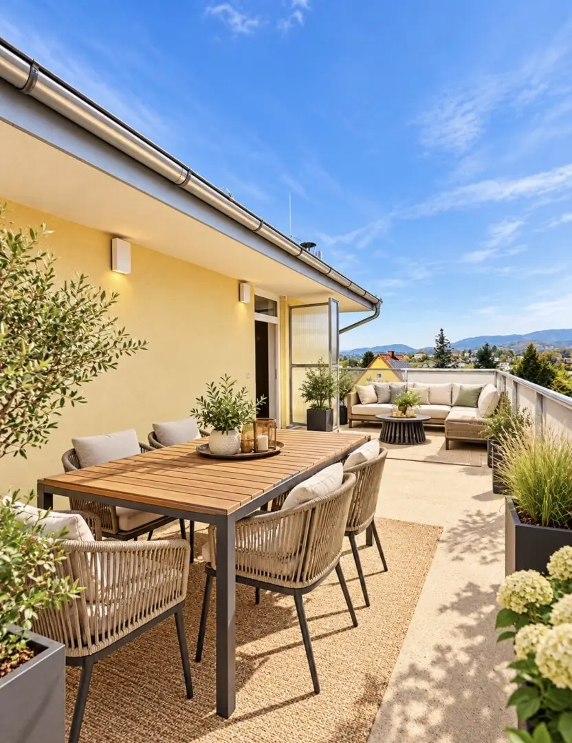 Exklusives Penthouse  | 2 Terrassen | Panorama über Graz