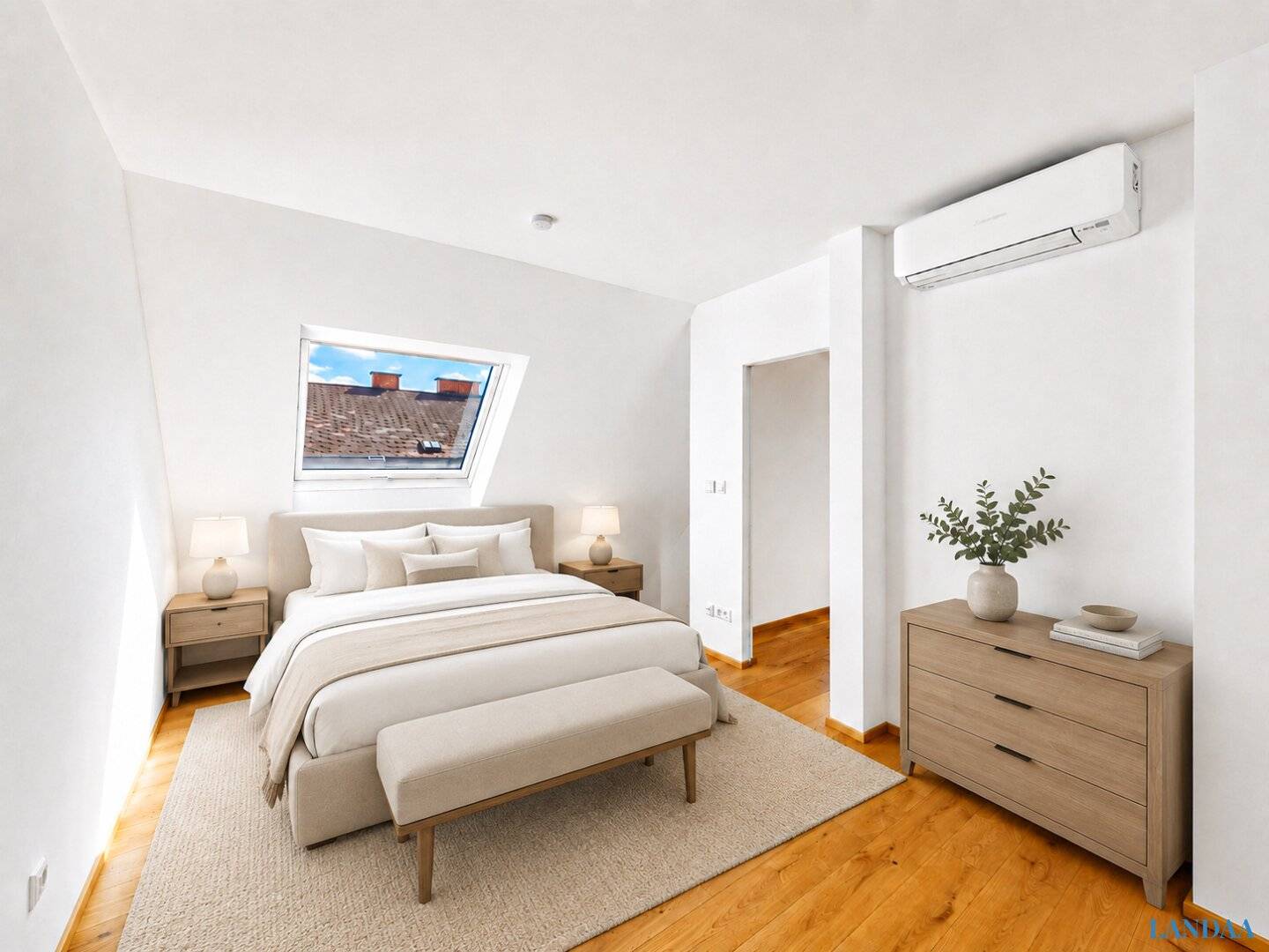 Attic floor with southwest terrace — New build 2022, lift, air conditioning and garage parking included