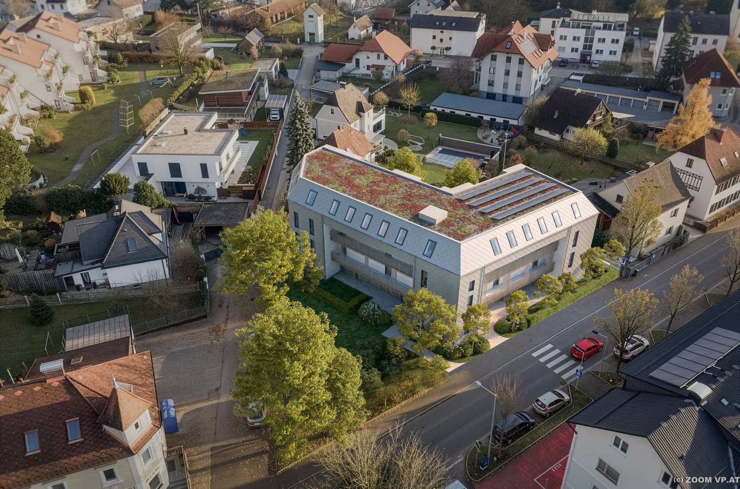 Ground floor apartment with private garden and lift