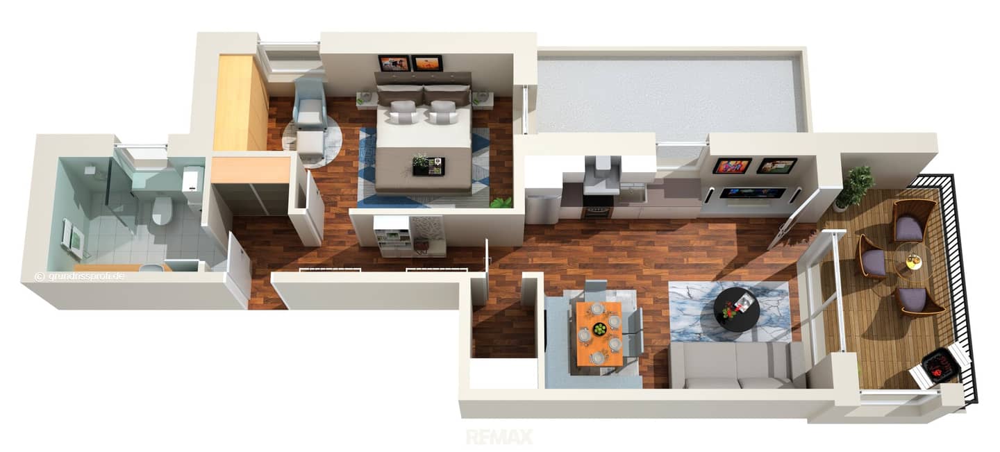 2-room new build apartment Top 3