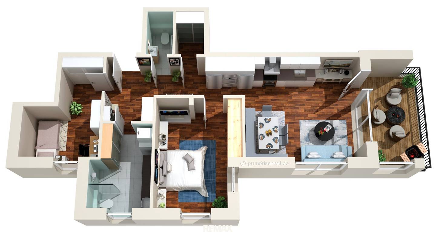 3 room new build apartment Top 2
