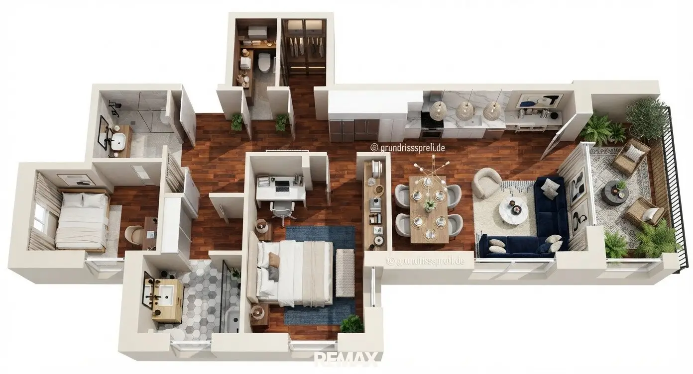 3 Zimmer Neubau-Wohnung Top 2