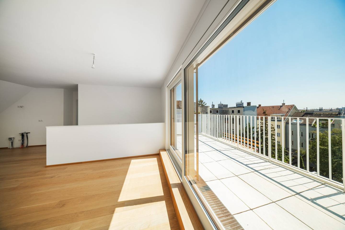 Schumanngasse | Wohnraum & Zugang Terrasse