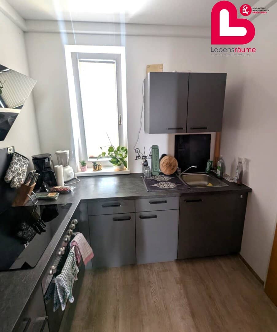 Cozy 2-room apartment in Haid with loggia WITHOUT ELEVATOR