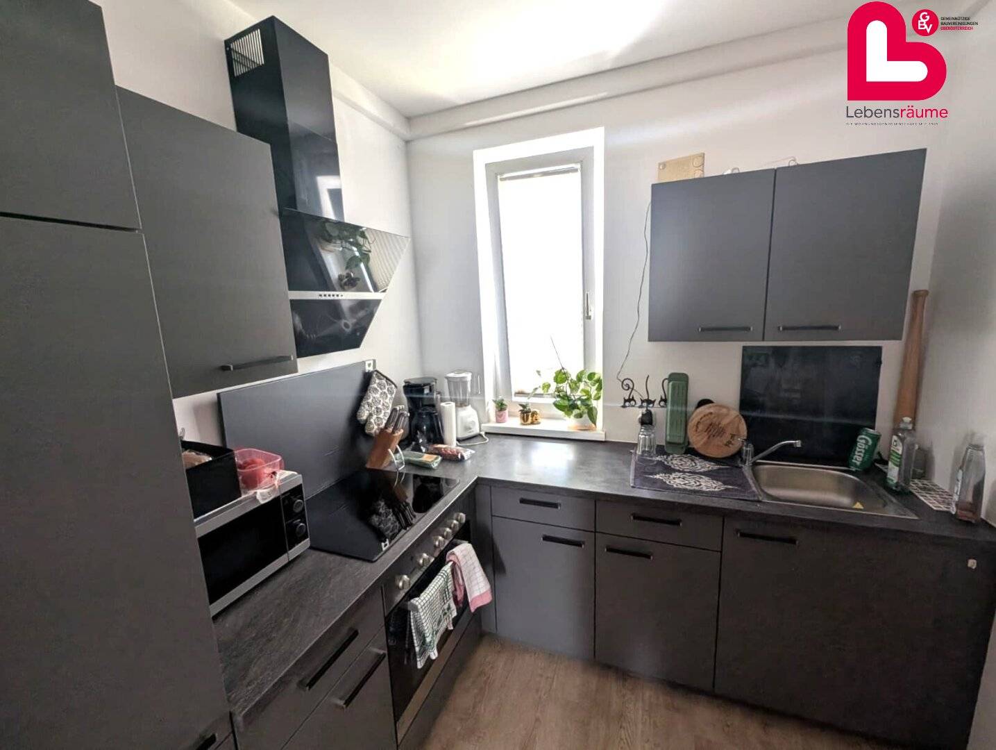 Cozy 2-room apartment in Haid with loggia WITHOUT ELEVATOR