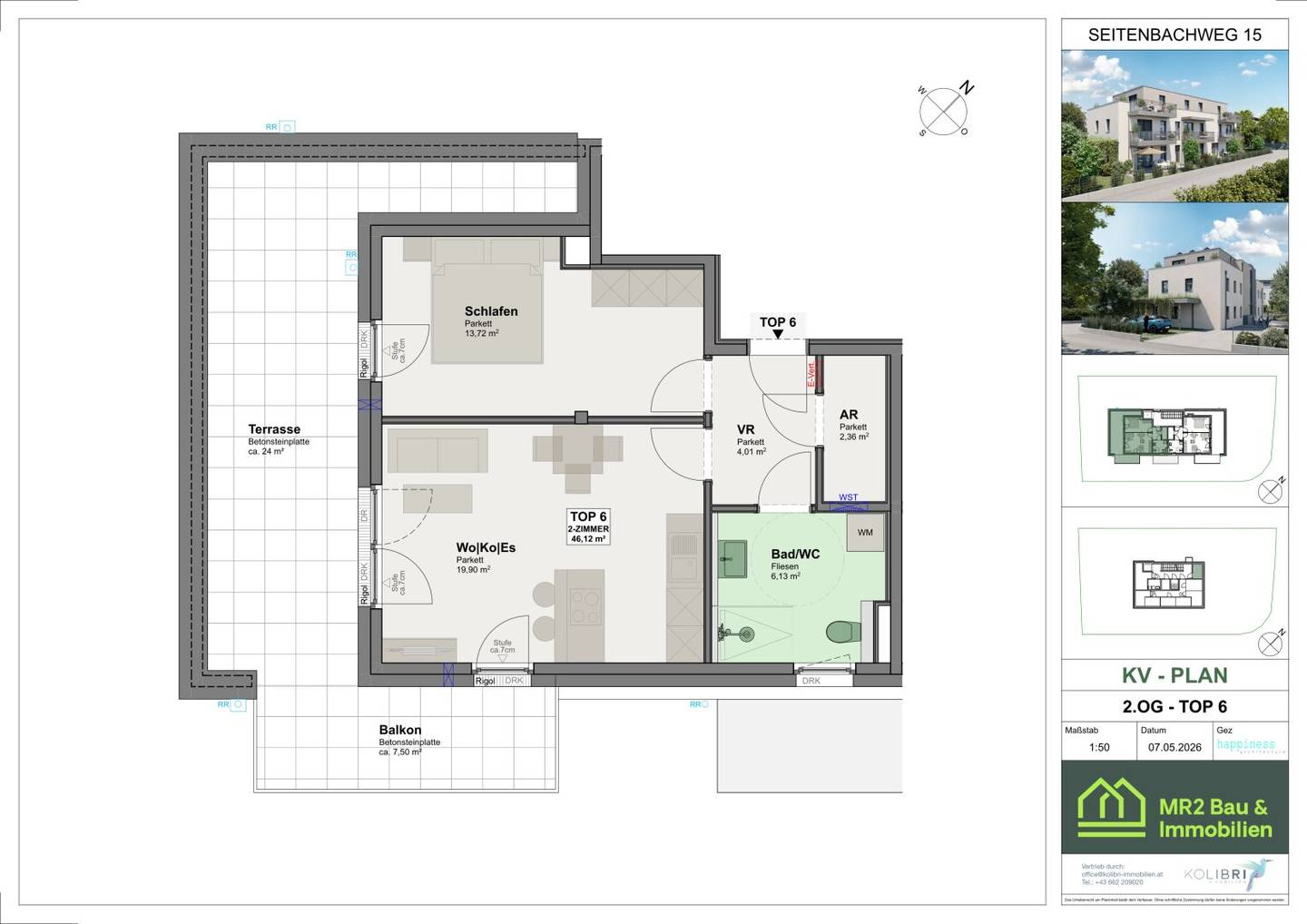 Living in Salzburg Gnigl – 2-room new build apartment