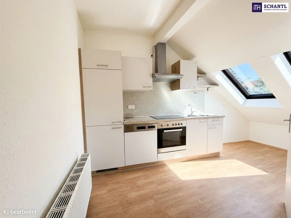 Urban living in prime location: Charming attic apartment between Main Station and Citypark. Ideal for owner-occupiers and investors!
