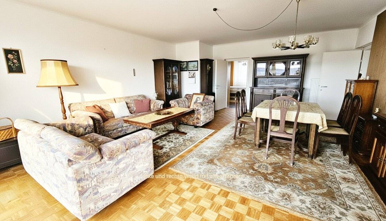 Spacious sunny cozy 3-room apartment with distant view, 2 balconies, near Mur cycle path and center