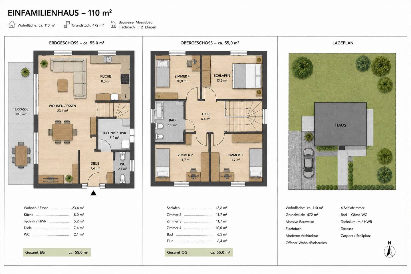 Your new home in Pottendorf- READY FOR FINISHING* PLOT &amp; HOUSE CONSTRUCTION INCLUDED IN THE PRICE - NEW BUILD PROJECT