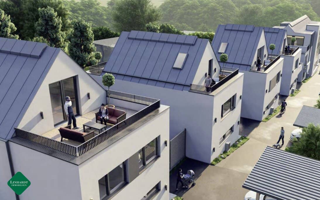 Einfamilienhaus mit Gartenanteil und großzügiger Dachterrasse
