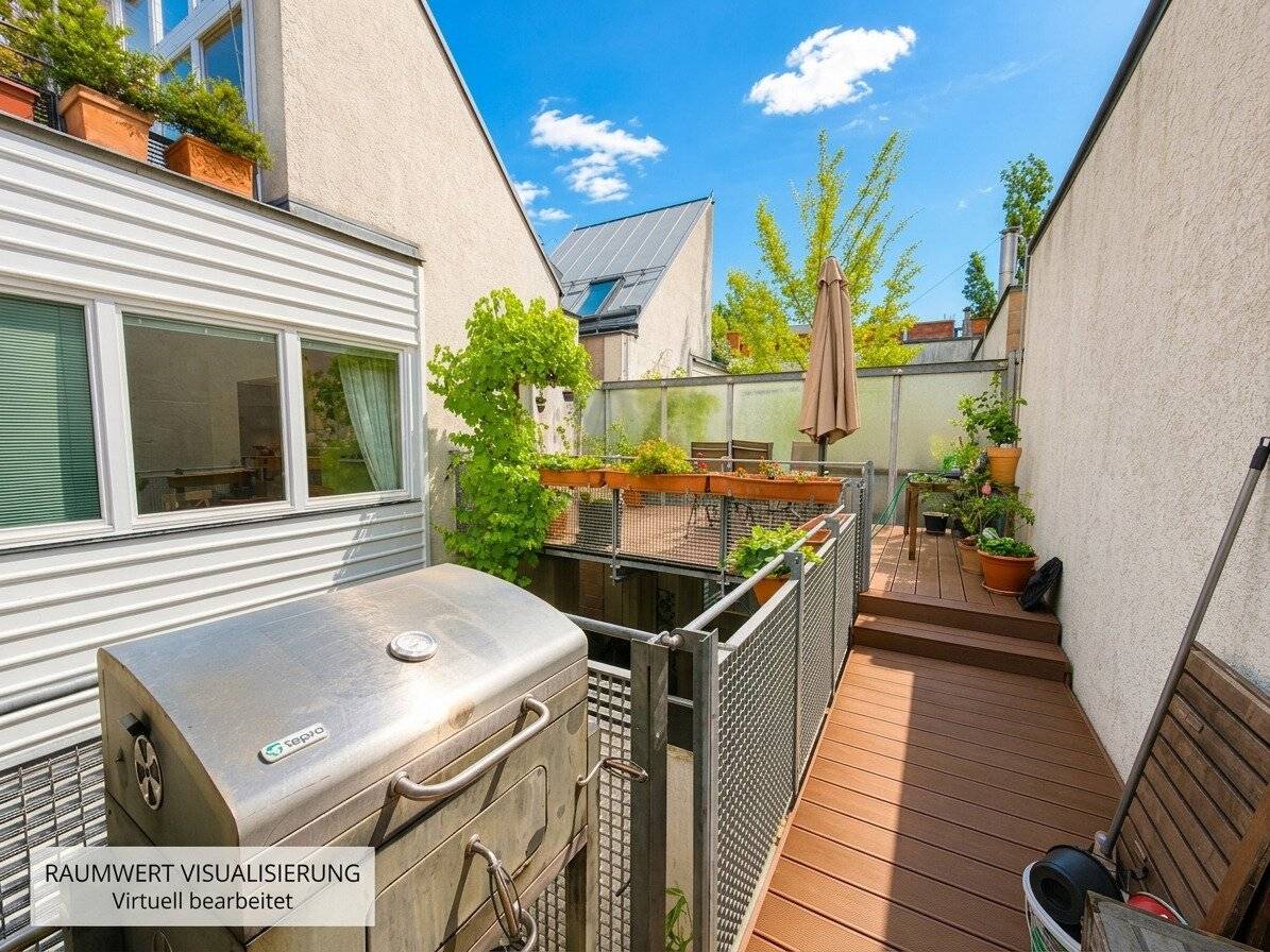 Architecture for Wellbeing – 5-room atrium house - New build - approx. 223 m² usable floor area - 2 terraces approx. 33 m² - balcony - fitted kitchen - furnished