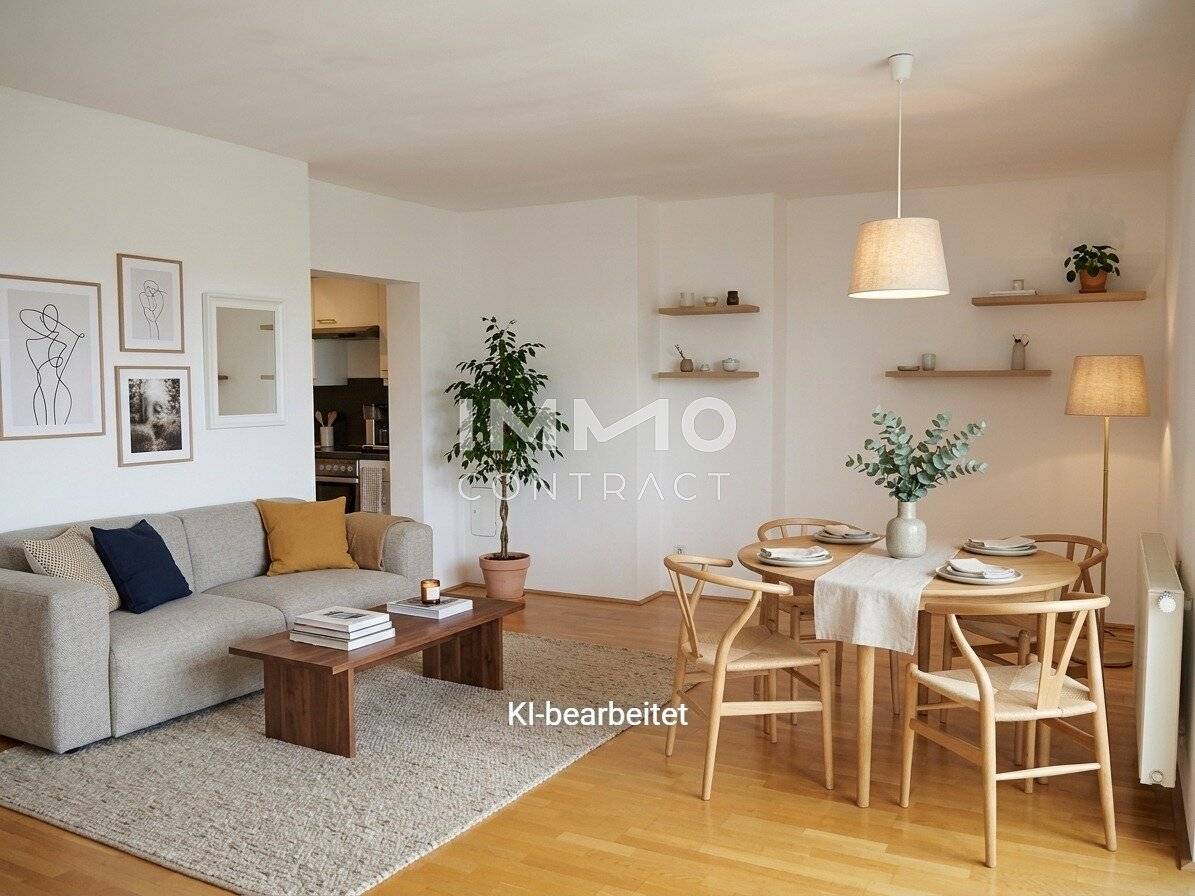 Ideal 2-room apartment with large balcony Bismarckstraße 16 Top 11