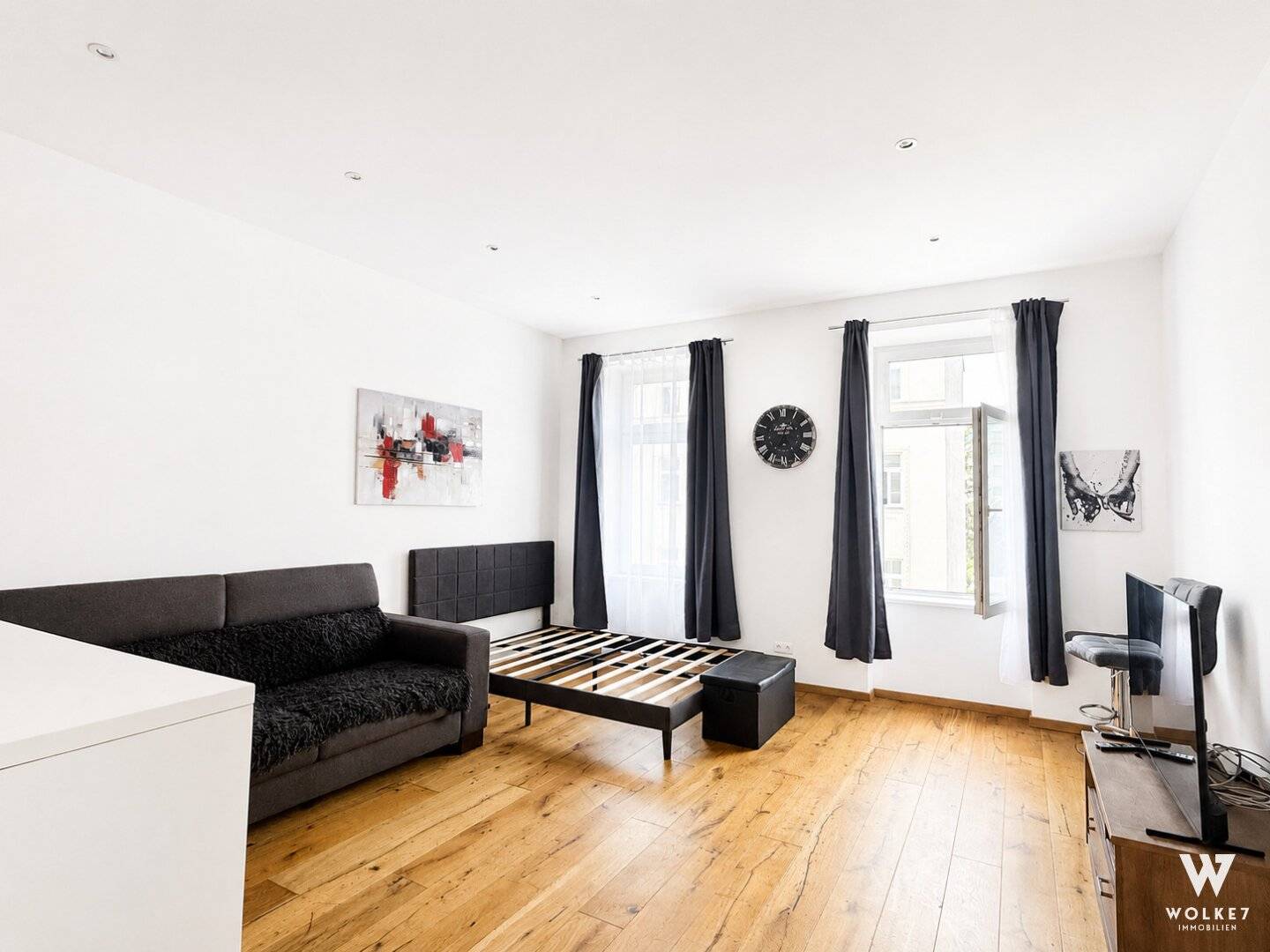 Move-in ready historic building first occupancy after complete renovation – Modern 1-room apartment with underfloor heating and lift in 1100 Vienna