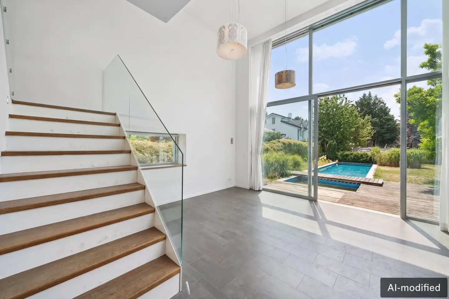 Exklusive Architektenvilla mit Pool – Grünruhelage nahe der UNO-City und der Alten Donau