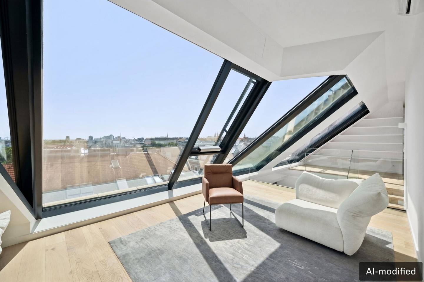 Ein architektonisches Statement im 9. Bezirk - Dachgeschoss-Wohnung mit atemberaubendem Ausblick