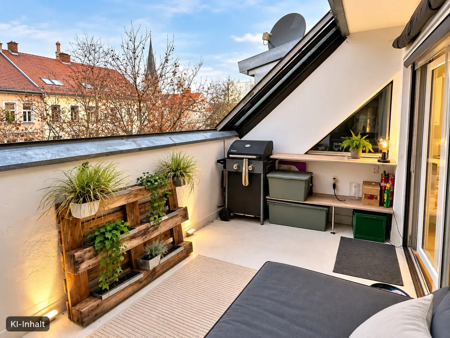 Graz: Charmante Altbau-2-Zimmer-Dachgeschosswohnung – sonnige Loggia Richtung Westen - vermietet bis 31.12.2028!