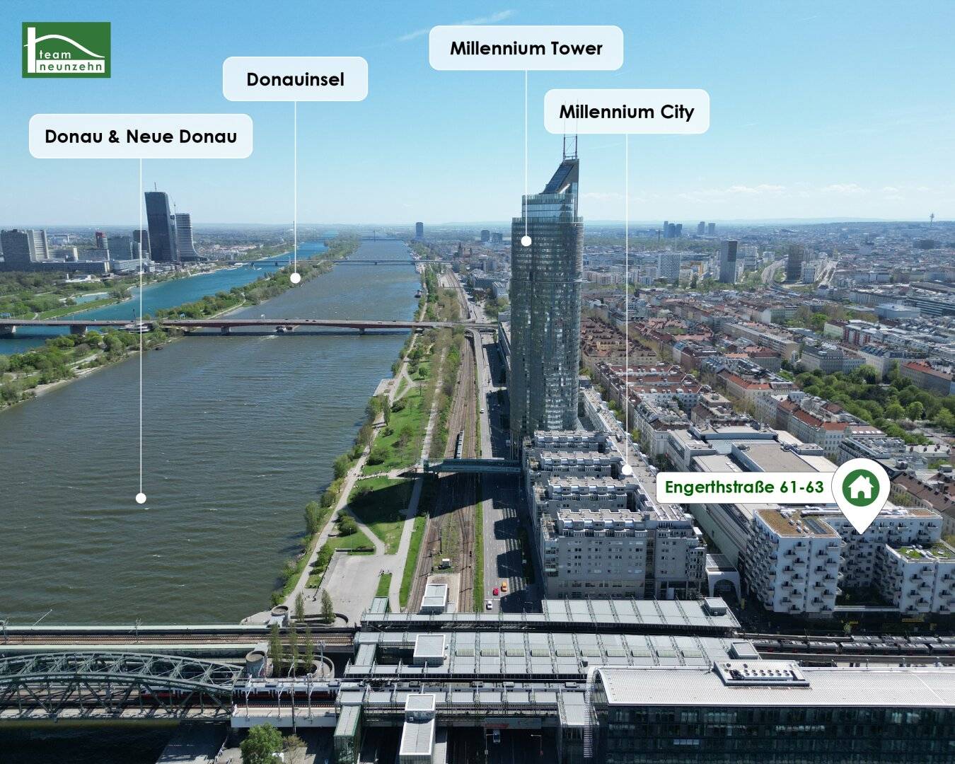 Charming 2-room apartment near the Danube - Available immediately. - WOHNTRAUM