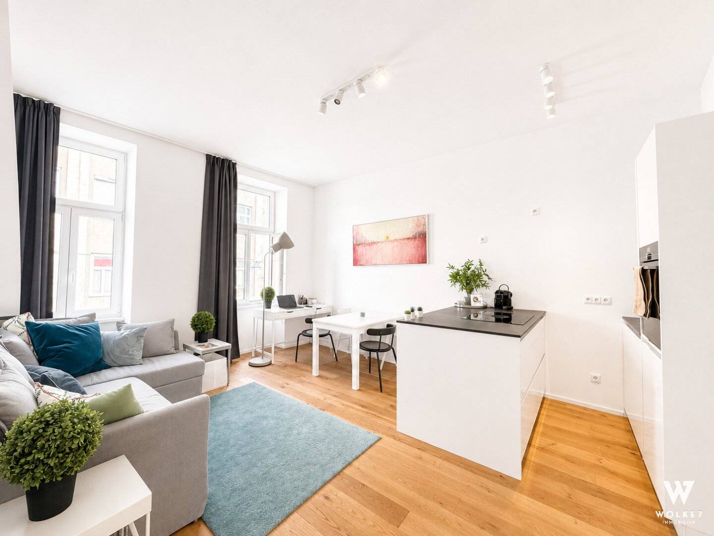 Stylish old building apartment with high-quality fittings and perfect transport connections – 2 rooms in 1150 Wien