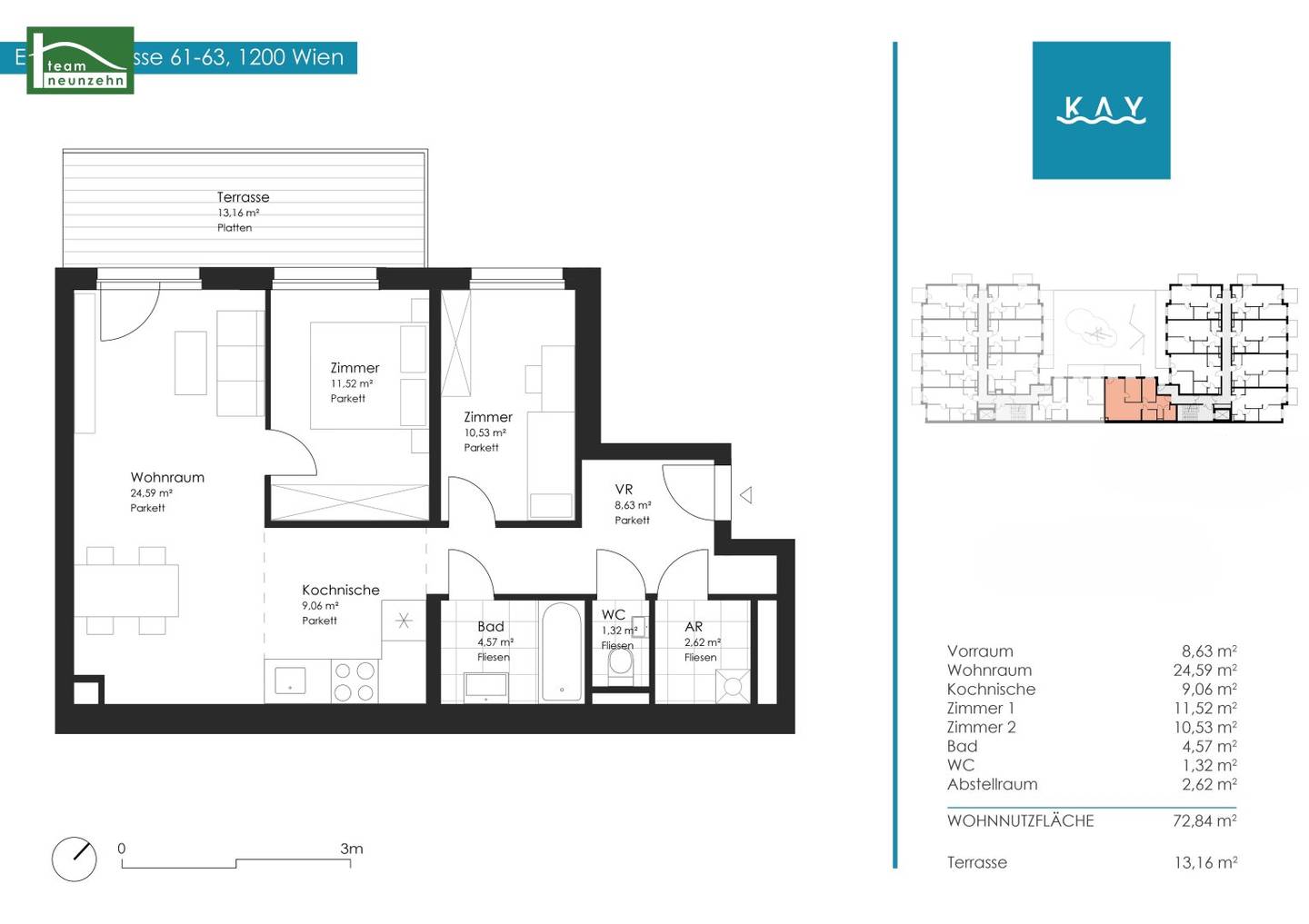 Living in 1200 Vienna near the Danube and Millennium City available immediately!','de' : null