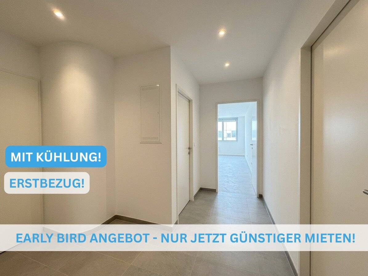 Cooled and new 2-room apartment located one minute from U4/U6