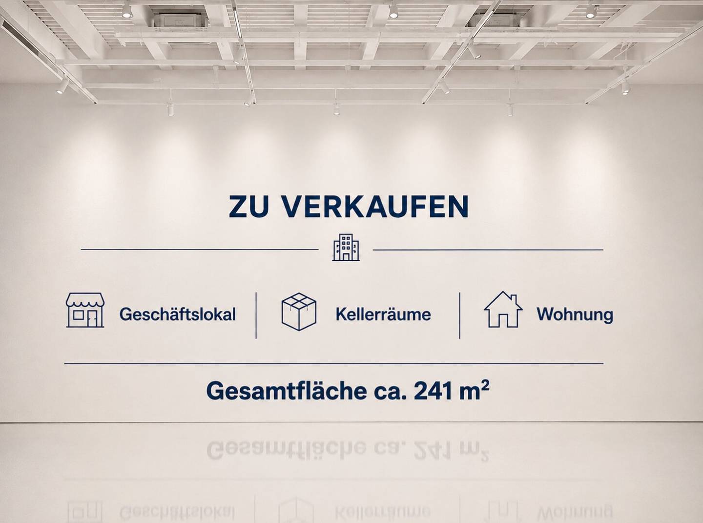 Property package – commercial premises, cellar areas &amp; apartment