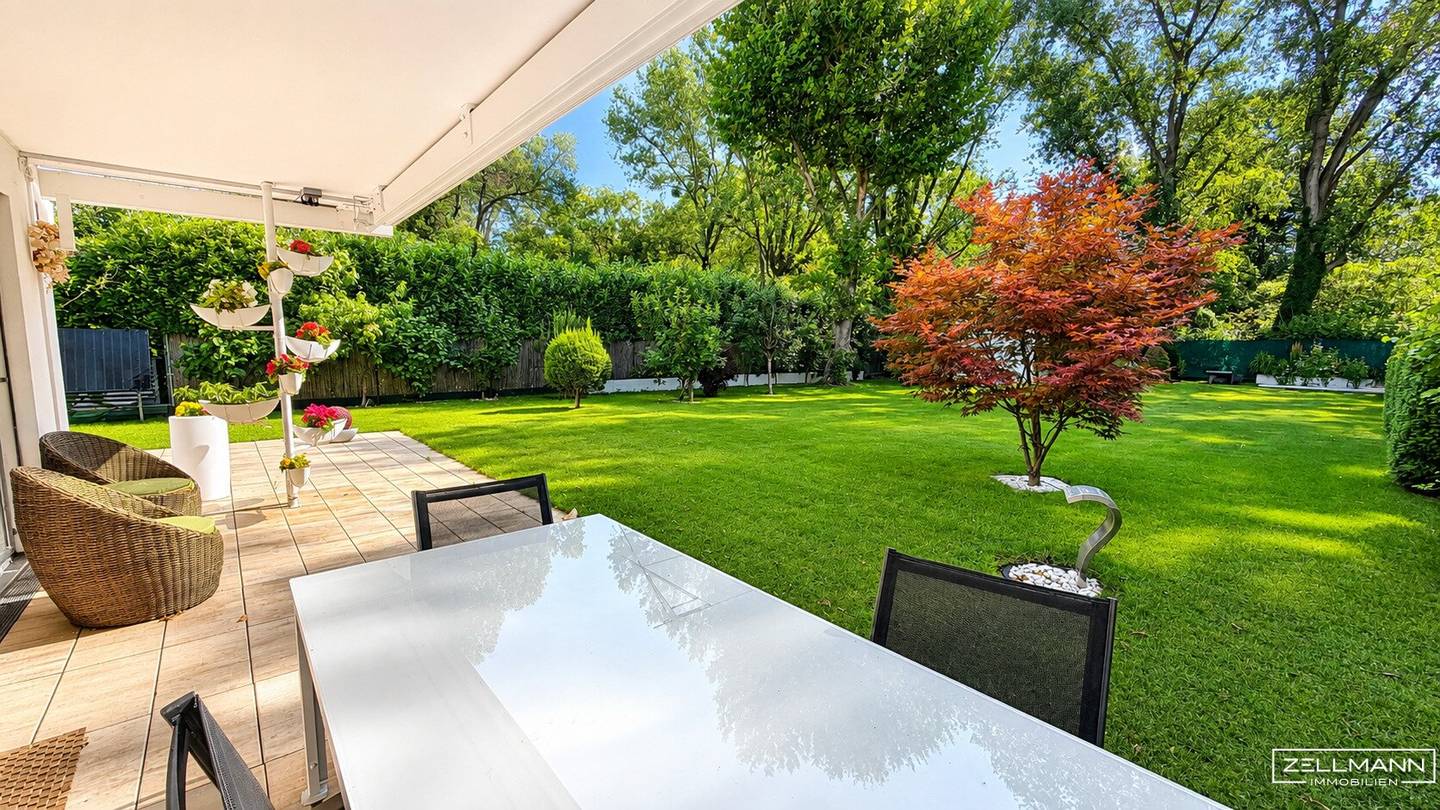 Exclusive garden apartment in Rodaun with extraordinary outdoor areas | ZELLMANN IMMOBILIEN