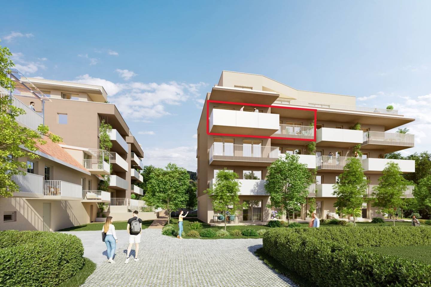 Top-floor living without paying for a penthouse: 91 m², 3 rooms, 22 m² balcony – Andritz