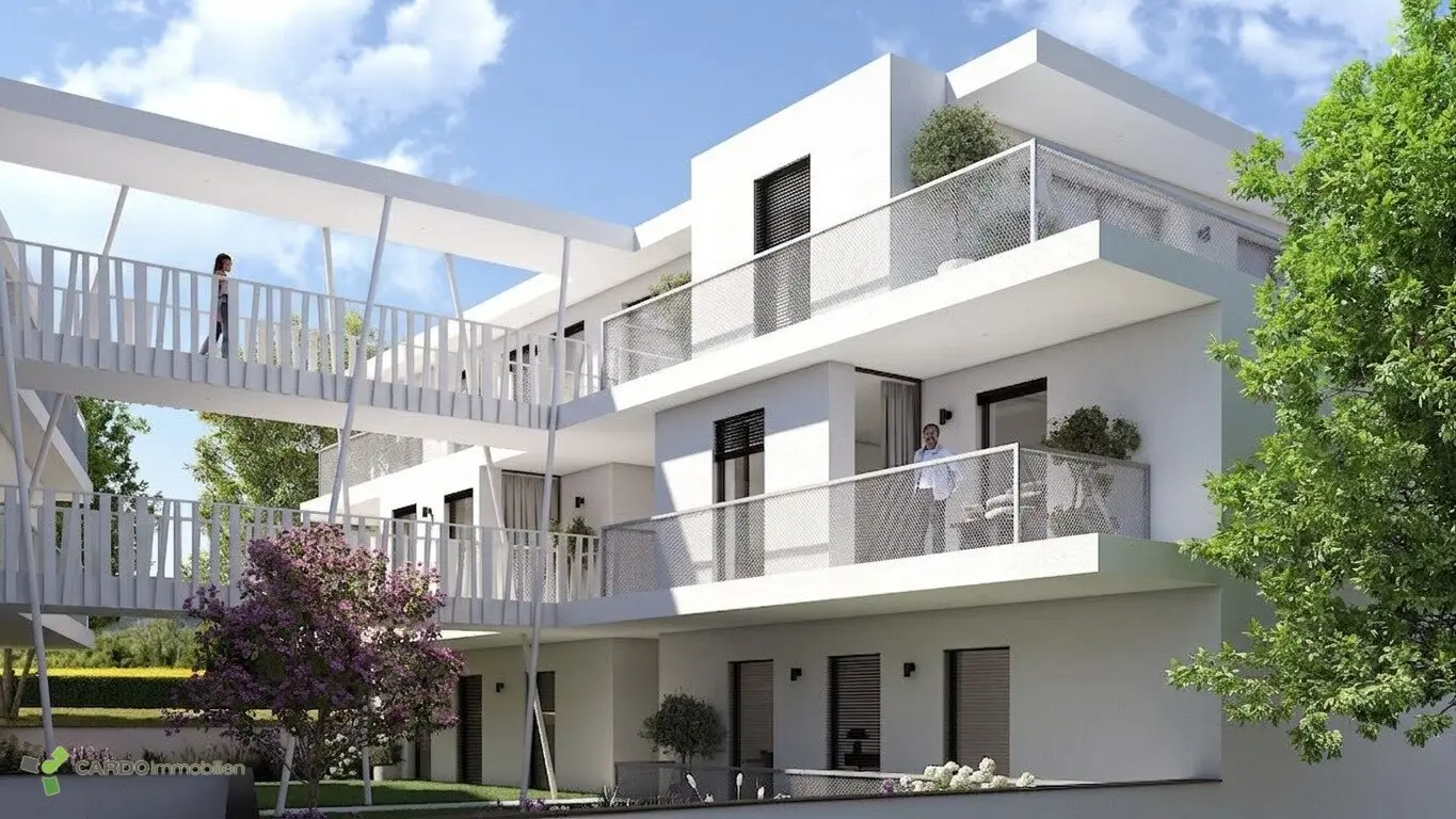 Building-permitted residential project with underground car park