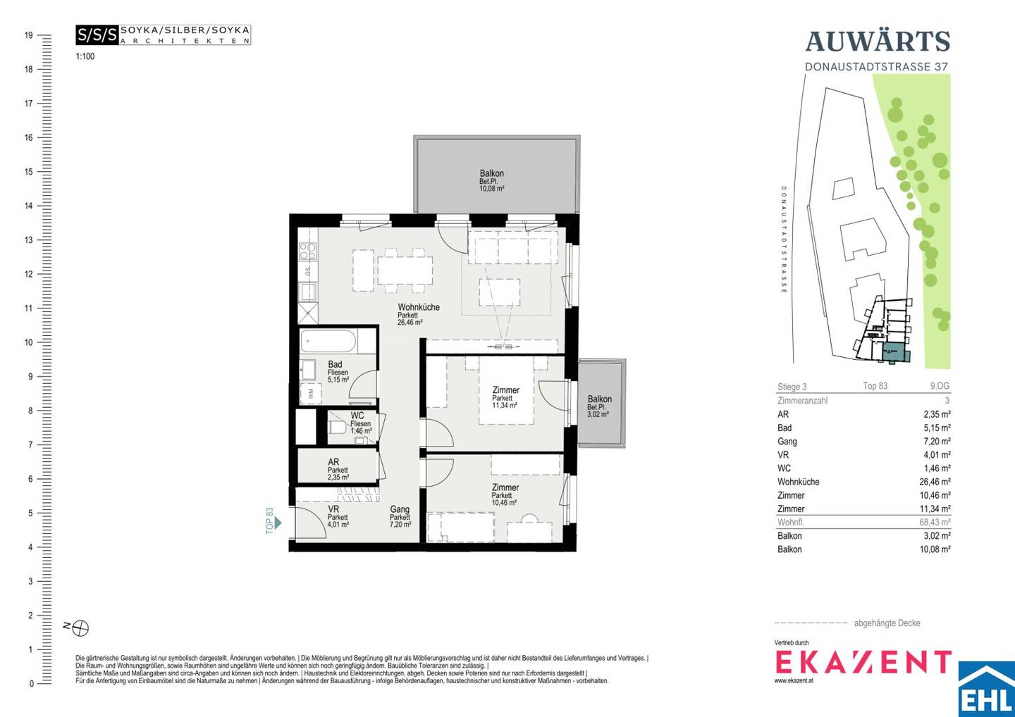 Stylish 3-room first occupancy Bright and modern