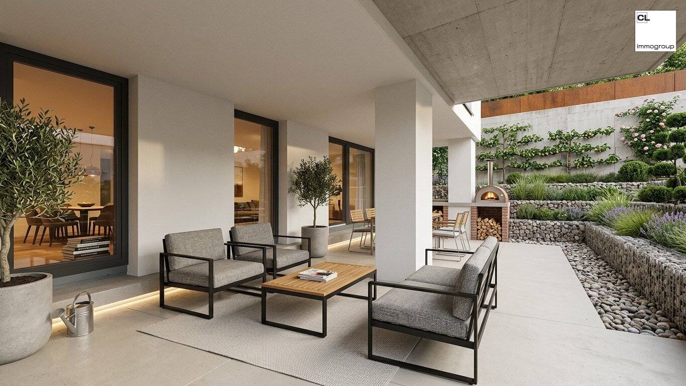 Urban luxury with garden, exclusive first-occupancy apartment on two levels in Salzburg