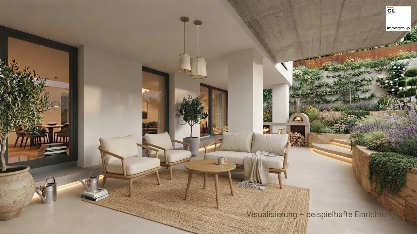 Urban luxury with garden, exclusive first-occupancy apartment on two levels in Salzburg