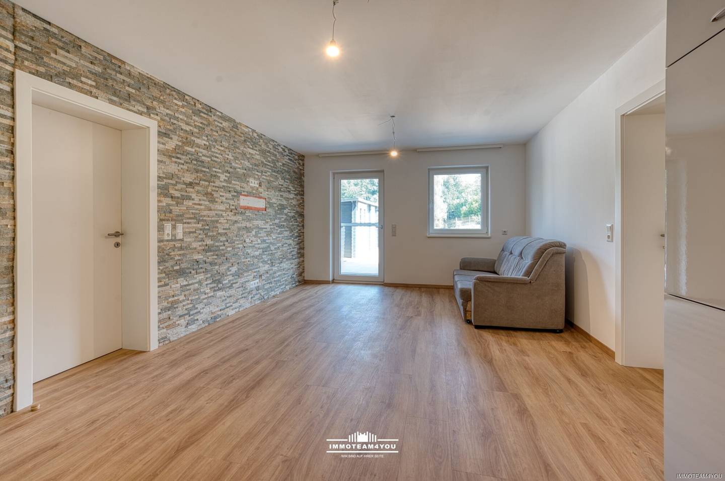 Ground floor apartment with private garden and pool