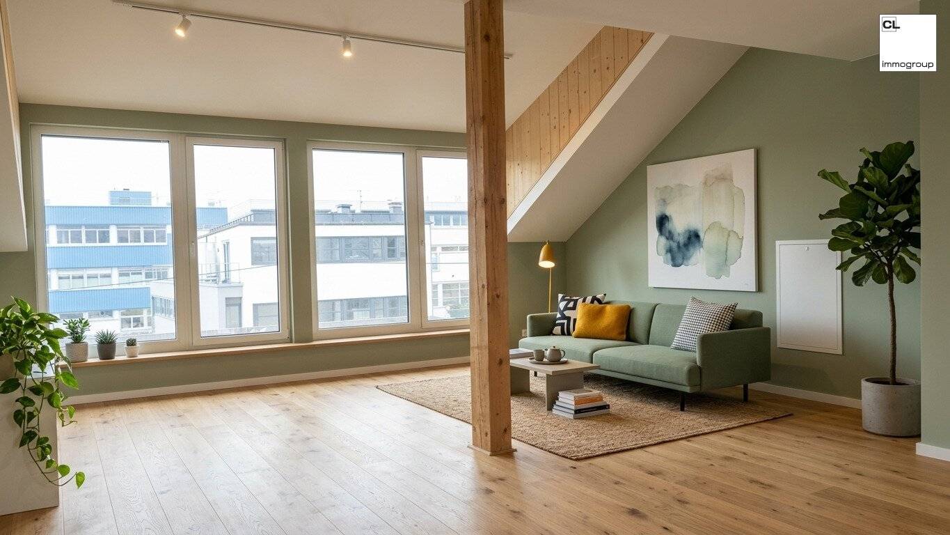 Exclusive Attic Apartment in First Occupancy – Elegance above the Roofs of Salzburg