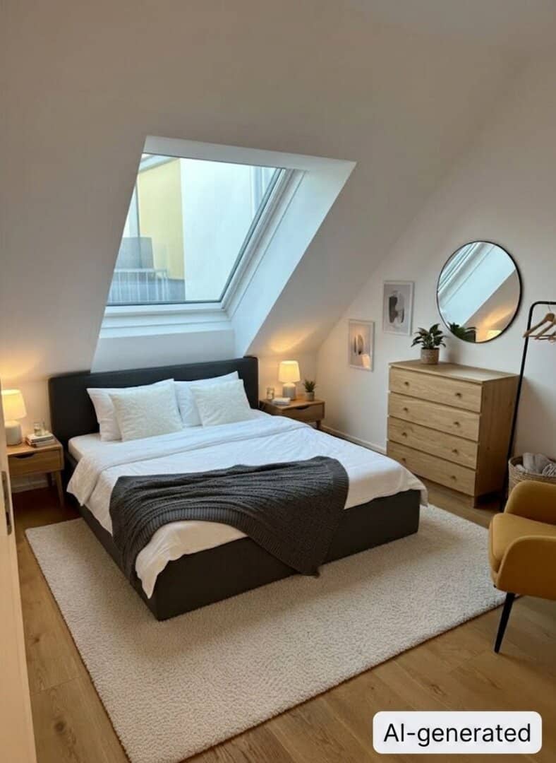 Sonnentage auf der großen Dachterrasse genießen. - Fußbodenkühlung und Heizkosten inklusive. - Nähe Kirchenplatz Atzgersdorf.