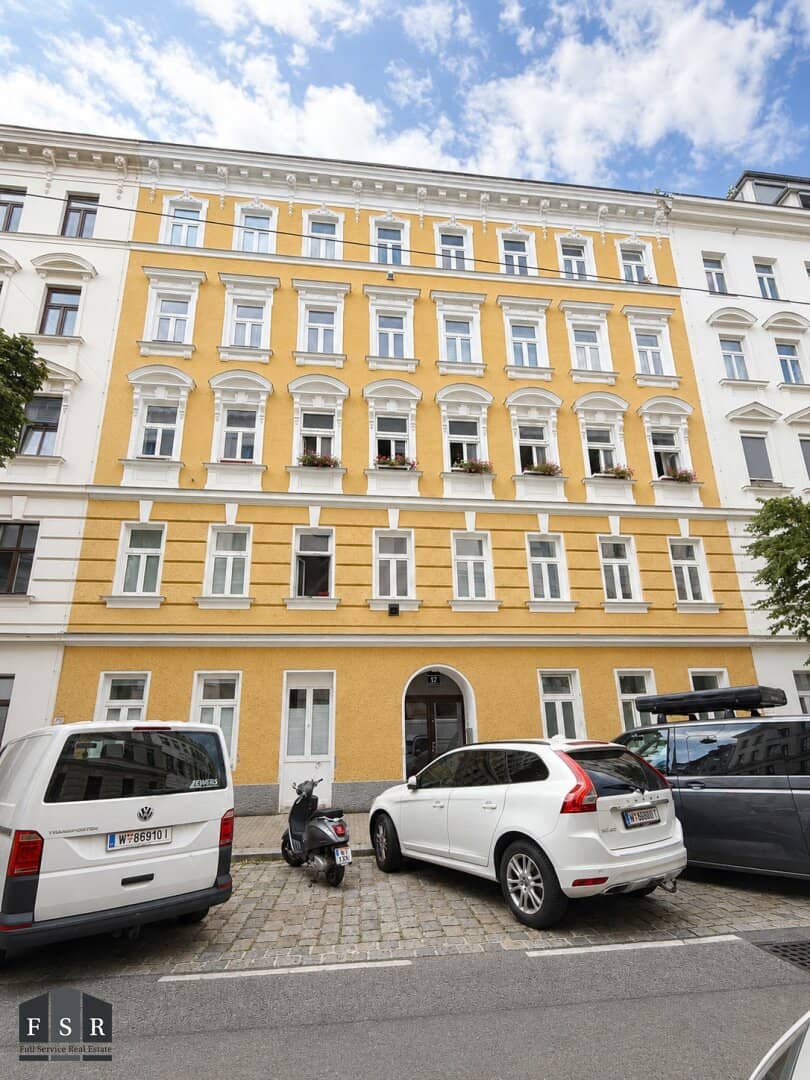 Anlegerwohnung in gepflegtem Zinshaus beim Augarten / 2,5% Rendite / befristet vermietet bis 2028