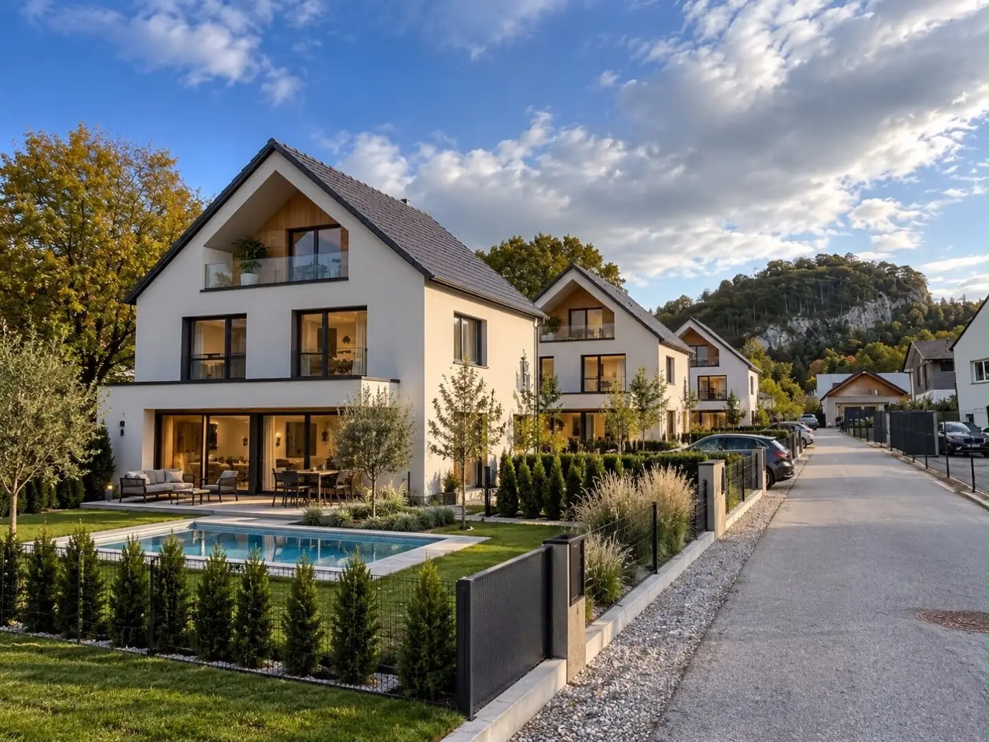 Permit included! Building plot with single-family house &amp; pool – Quiet green location in Alland near Vienna