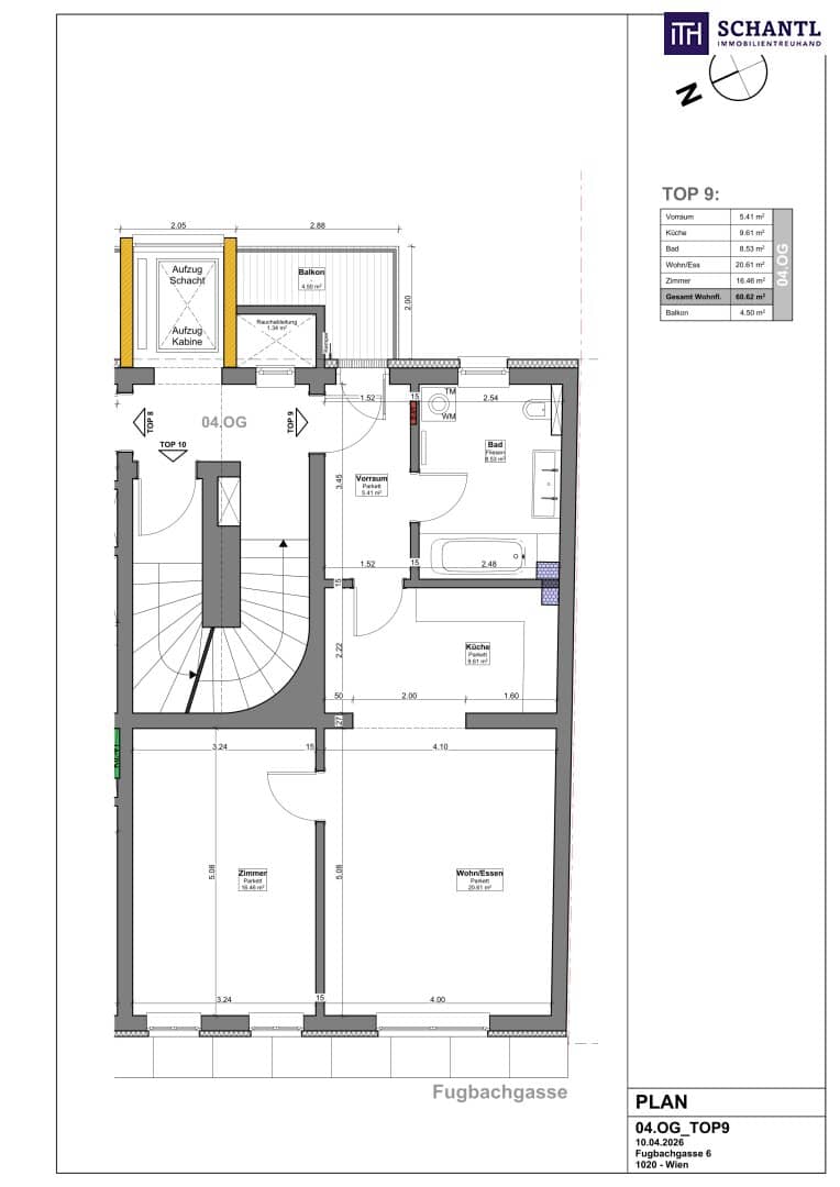 Live in style or invest smart – high-quality first occupancy with balcony in the courtyard