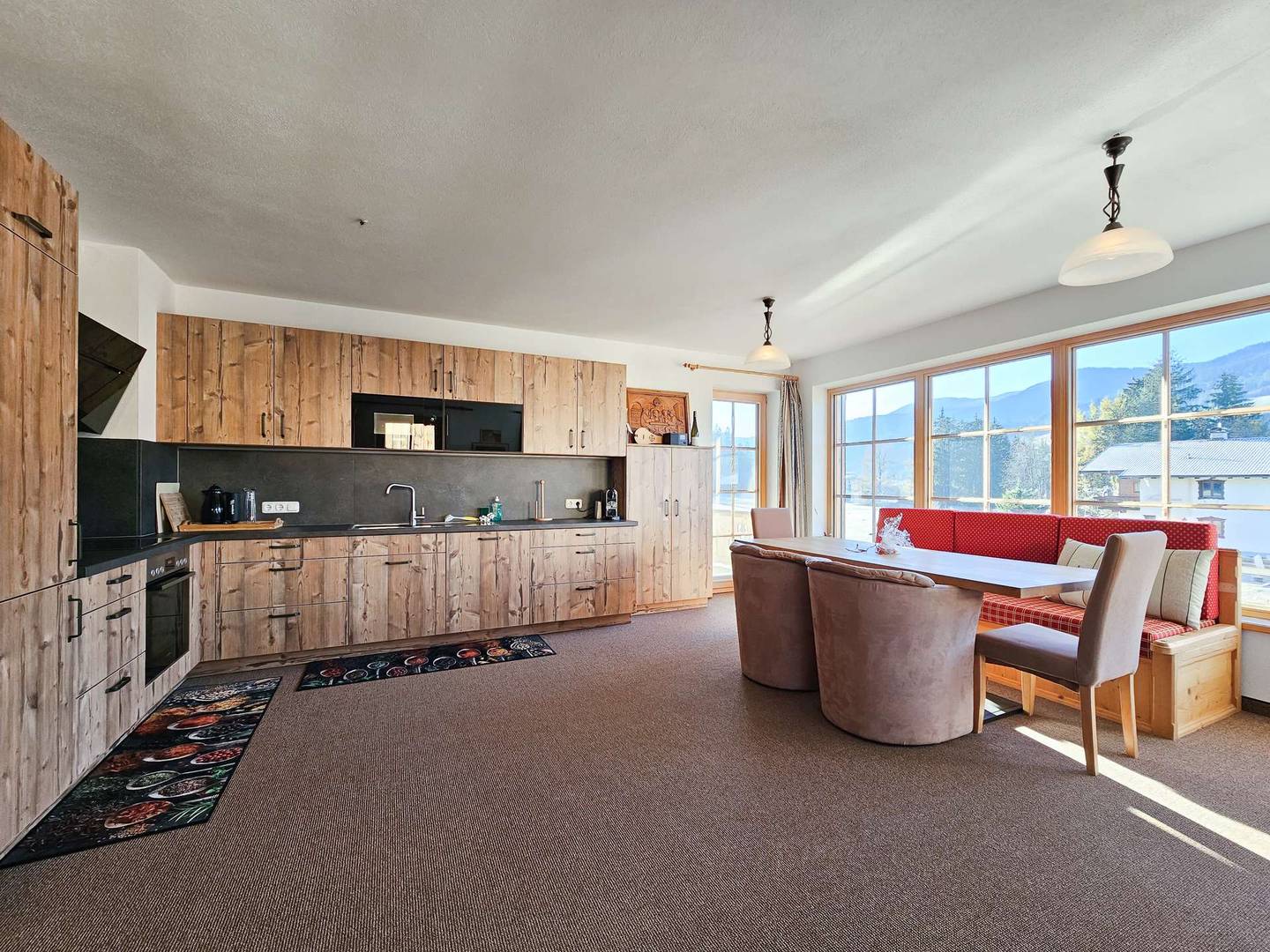 Penthouse style roof apartment with XXL terrace sauna and panoramic view